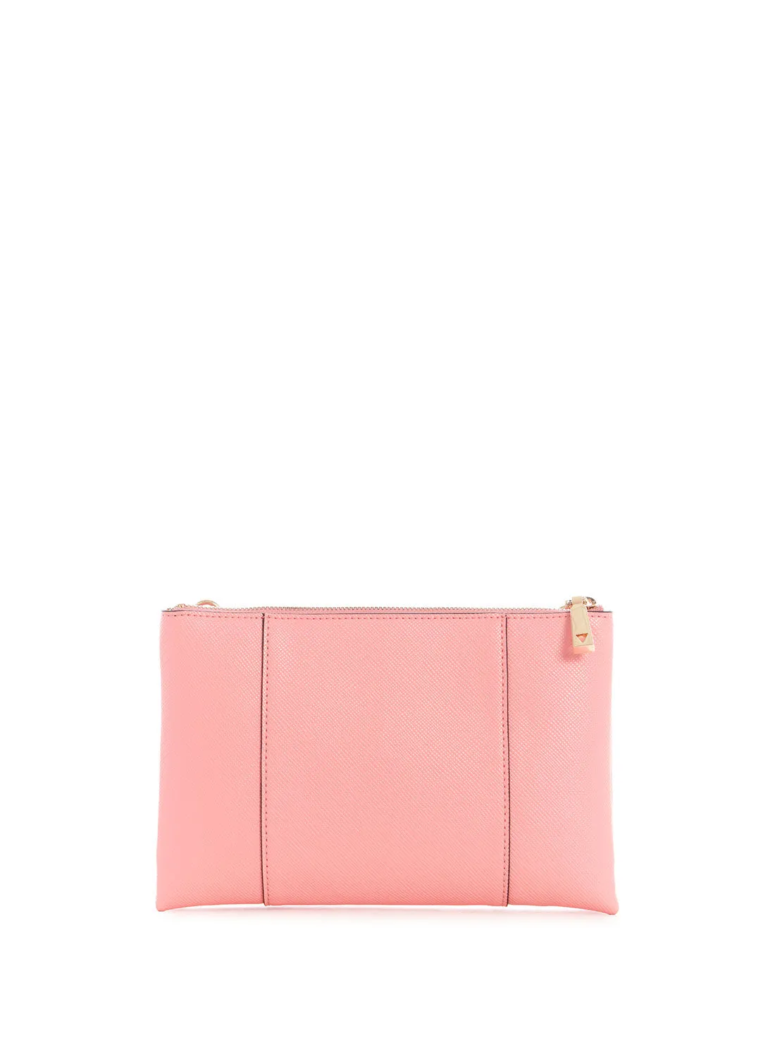 Pink Noelle Double Zip Crossbody Bag