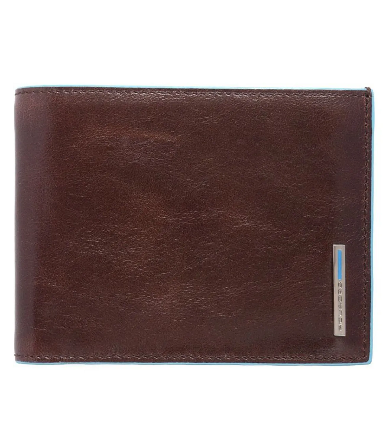Piquadro Blue Square Men's Brown Wallet