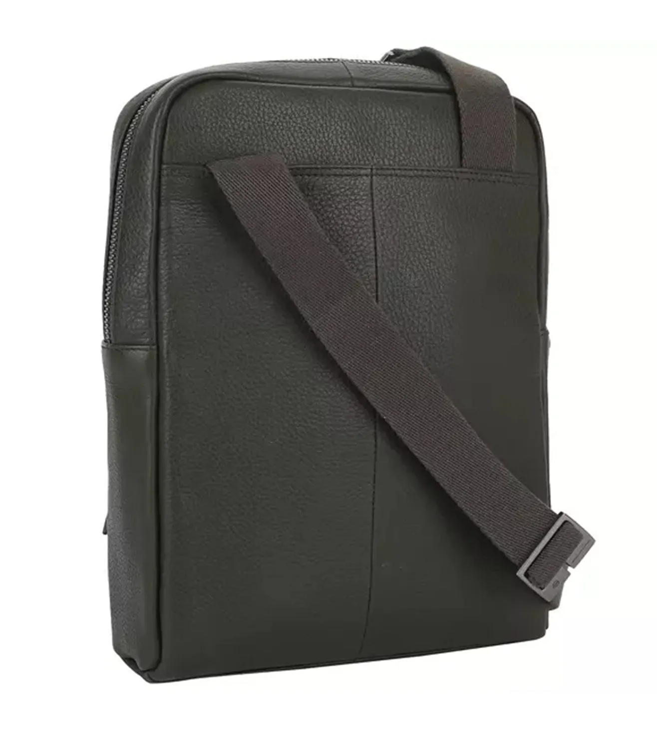 Piquadro Feels Men's Green Crossbody Bag