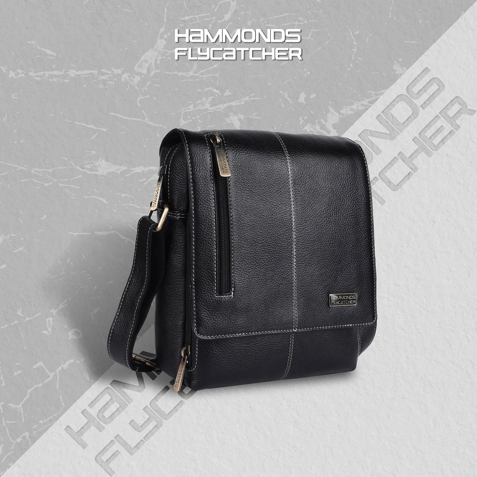 Premium Leather Sling Bag For Men - Adjustable Strap - 1 Year Warranty