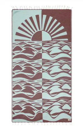 Ripple Block Sand Cloud Towel