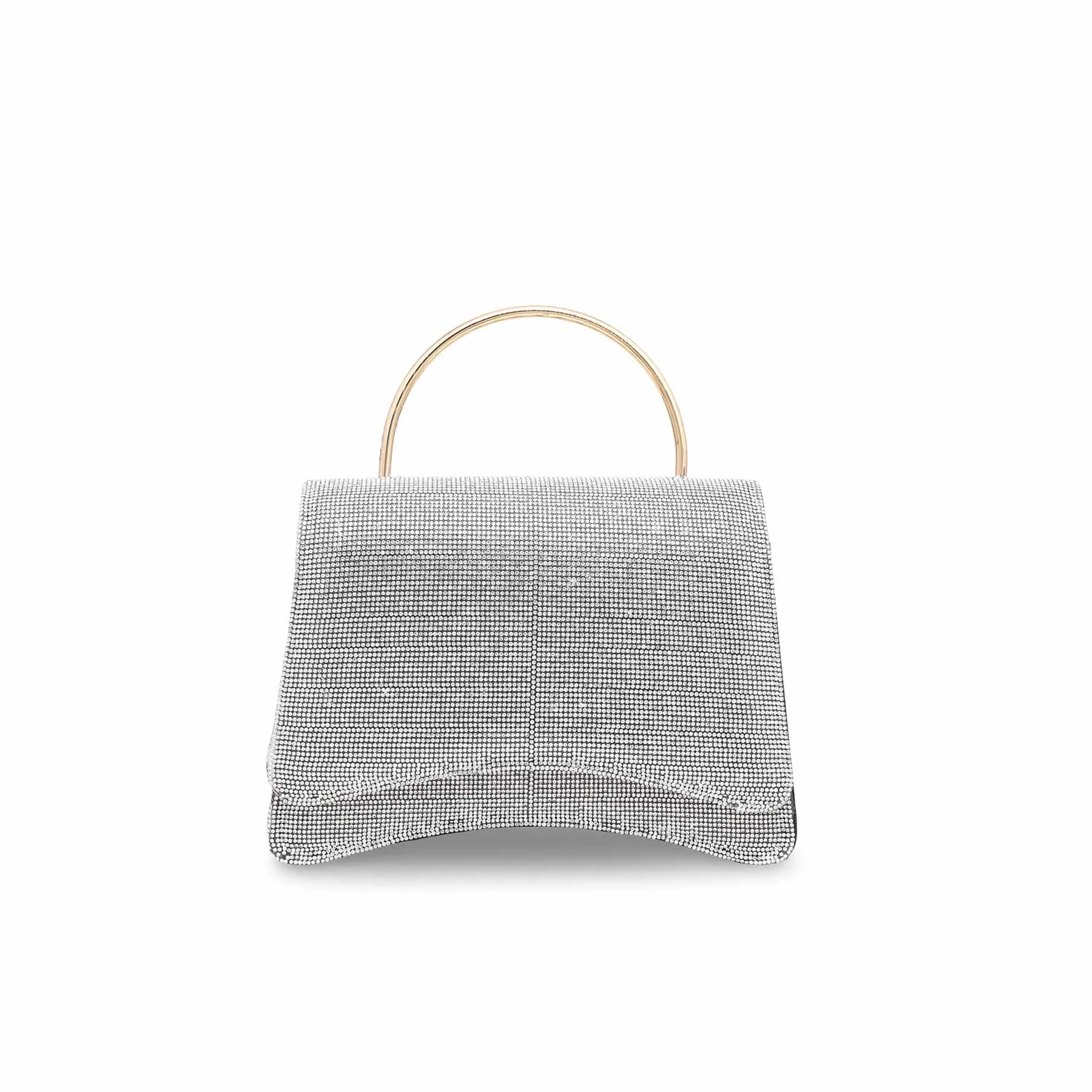 Silver Fancy Clutch P15333