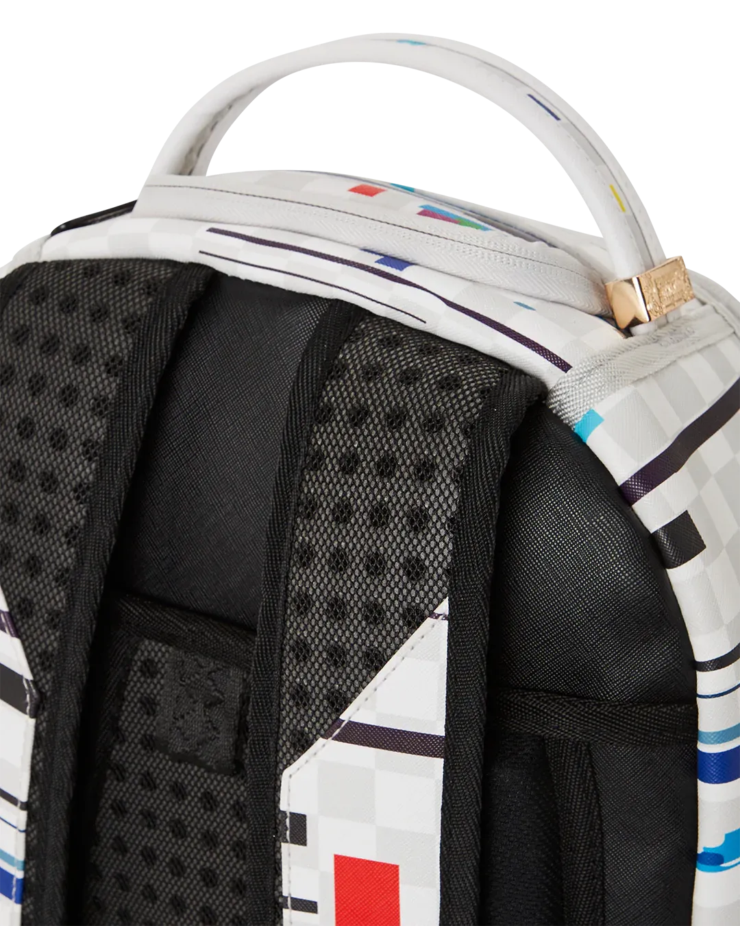 Sprayground Sharks In Paris Glitch Rider DLXV Backpack
