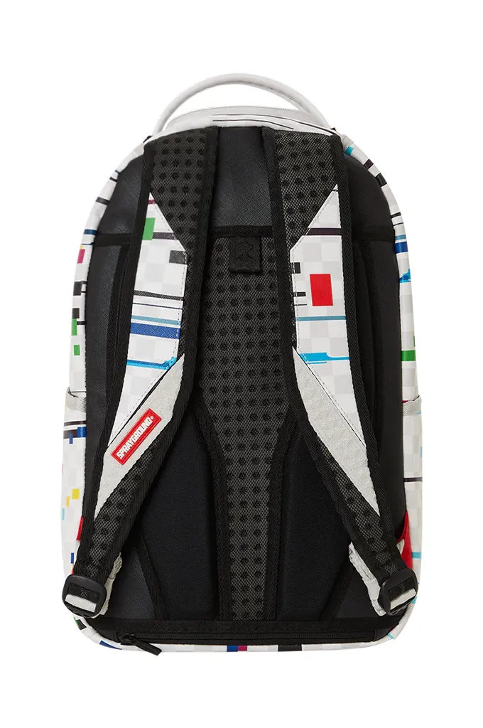 Sprayground Sharks In Paris Glitch Rider DLXV Backpack