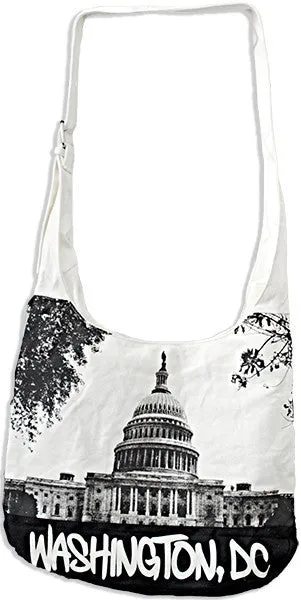 TBDC50 Robin Ruth Round Sling Bag - Black/White DC Photo