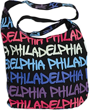 TBPH13 Robin Ruth Sling Bag -Black/Blue/Purple Philadelphia