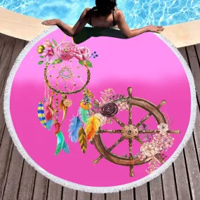 The Dreamcatcher and Helm Fun Beach Towel