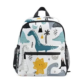 Toddler Dinosaur Backpack - Schoolbag for Boys and Girls