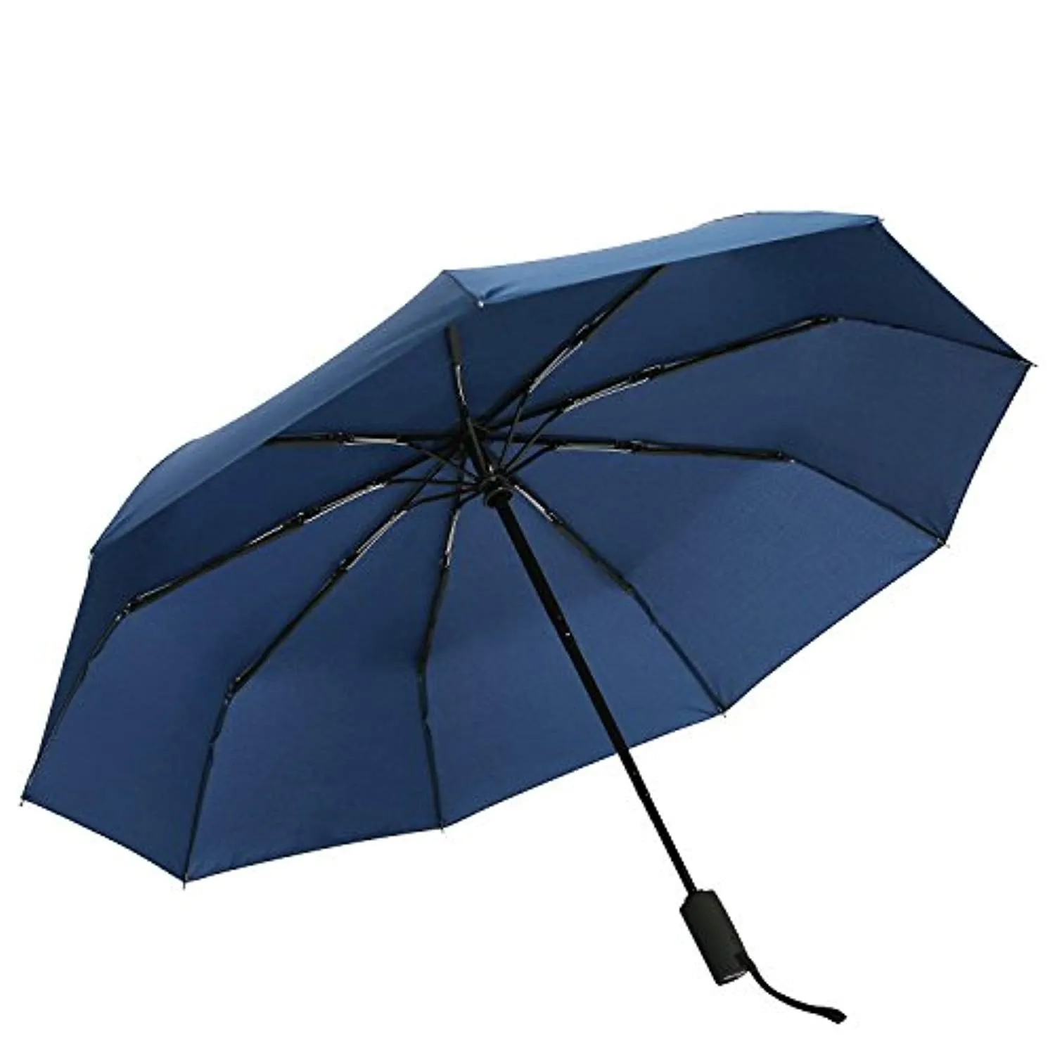 Travel Umbrella with Teflon Coating (Navy Blue) - Golf Umbrella