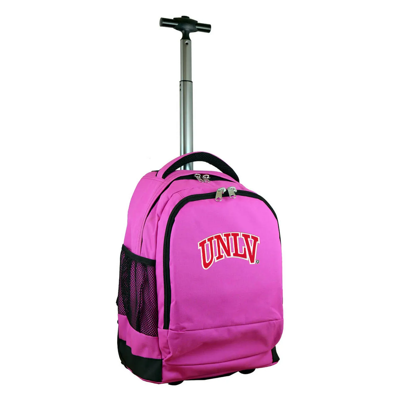 UNLV Premium Wheeled Backpack in Pink
