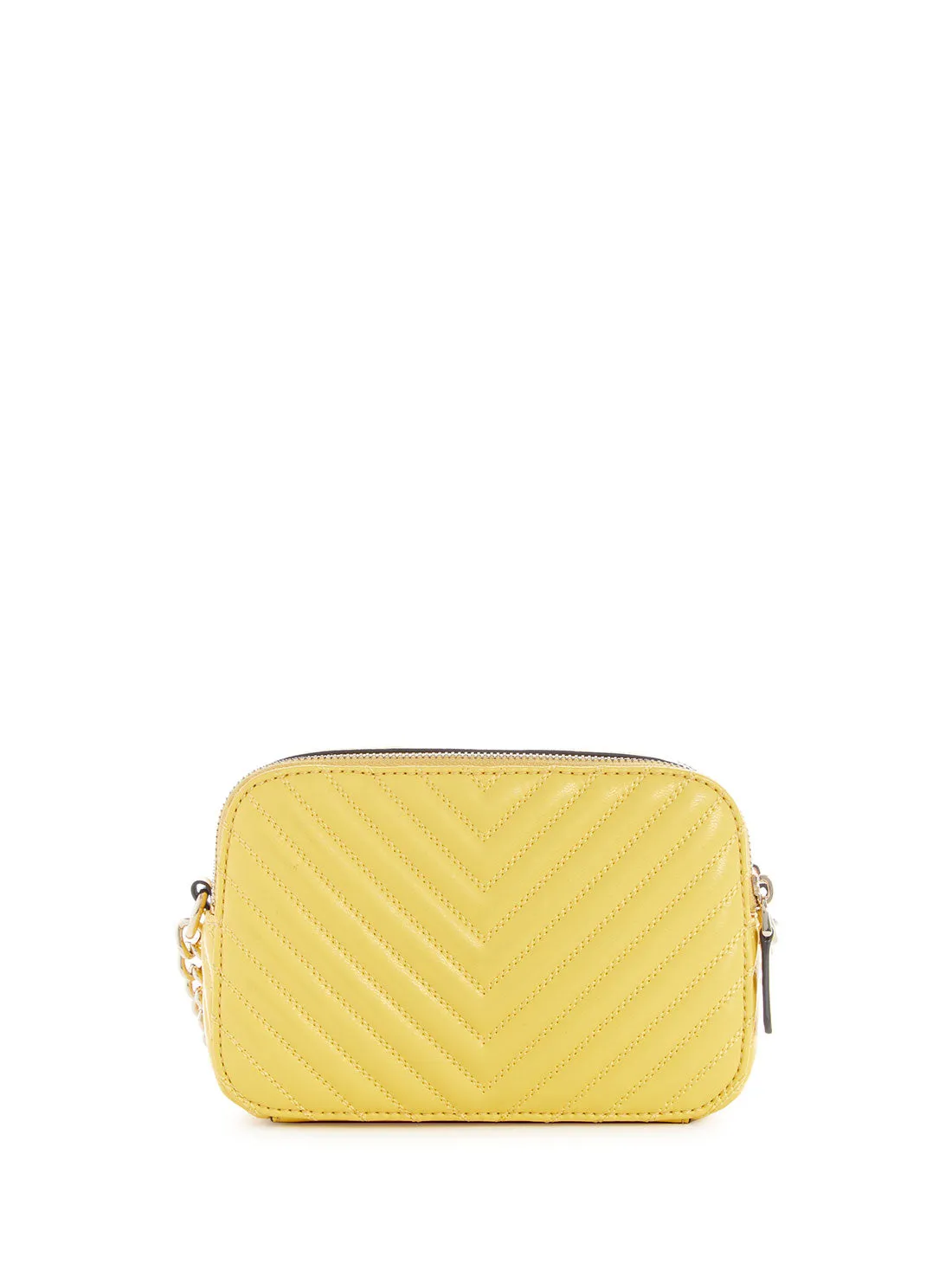 Yellow Quilted Noelle Crossbody Camera Bag